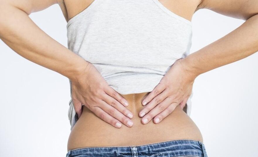 Sāpes jostas reģionā var būt cistīta cēlonis